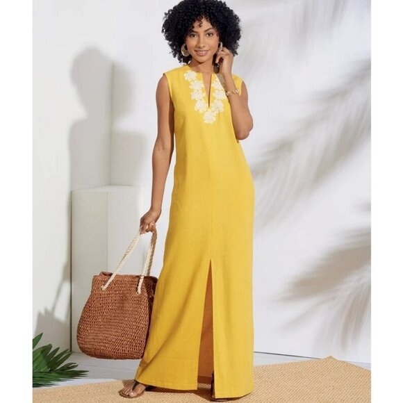 Simplicity Dress Sewing Pattern S8912 Misses 6-14 Lengths and Applique Option - Picture 4 of 7